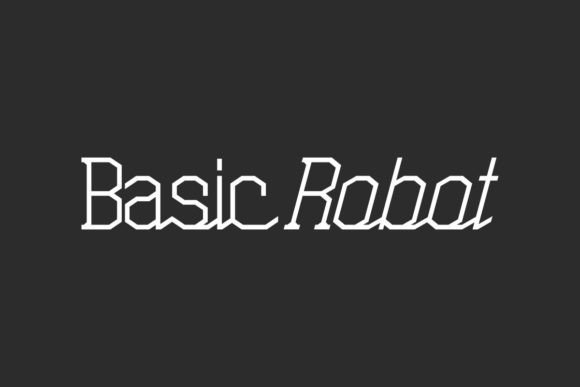Basic Robot: The Techno-Sporty Display Font