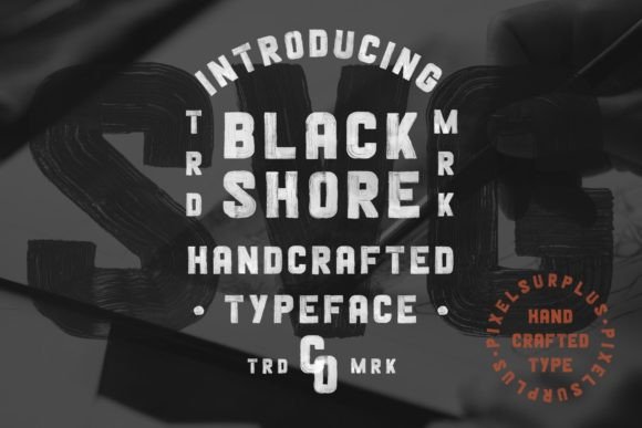Blackshore: Authentic Hand-Painted Sans Serif