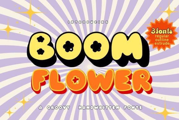 Boom Flower: Integrating Playful Typography into Professional Design Workflows