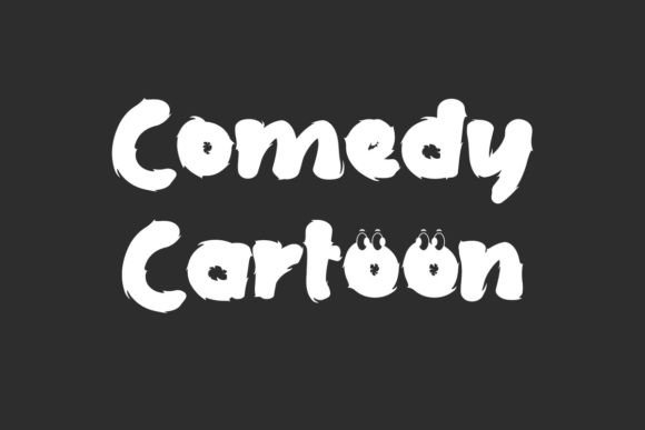 Comedy Cartoon: Playful Typography for Design