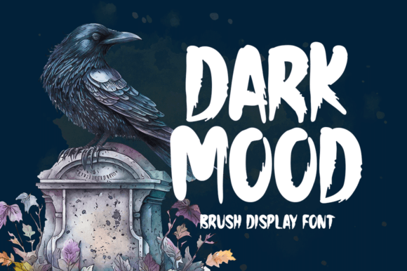 Dark Mood: A Quirky Display Font for Bold Brands
