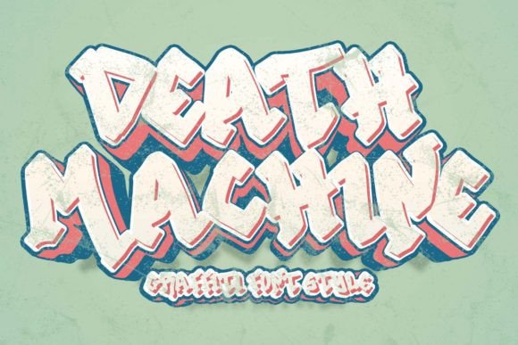 Death Machine: The Bold Aesthetic of Modern Graffiti Typography