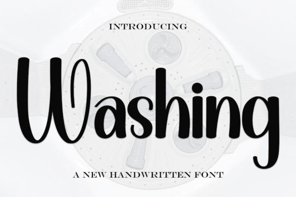 Evaluating Washing: A Refined Script Font for Modern Branding