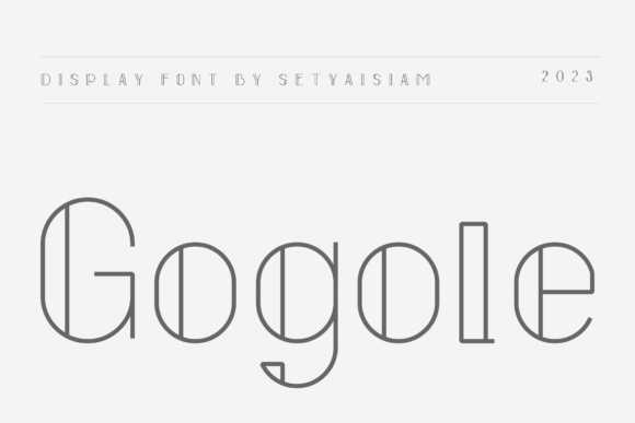 Gogole: The Quirky Display Font That Brings Personality to Your Designs