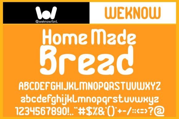 Home Made Bread: A Typeface That Brings Warmth to Your Brand Identity