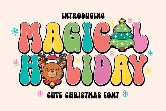 Magical Holiday Font: Elevate Your Christmas Designs