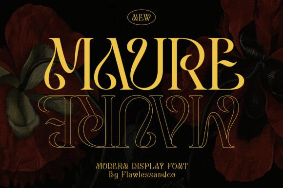 Maure: A Modern Display Font for Bold Design