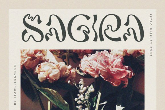 Sagira: A Retro Display Font
