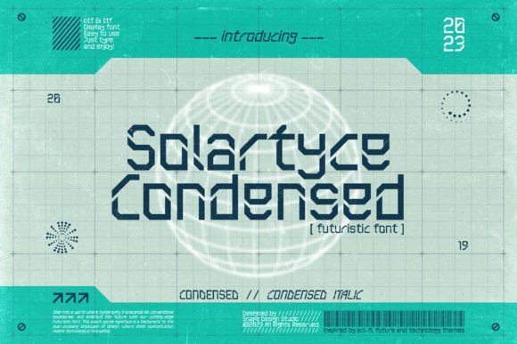 Solartyce Condensed: The Future of Typography