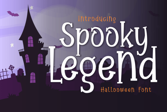 Spooky Legend: A Playful Halloween Font