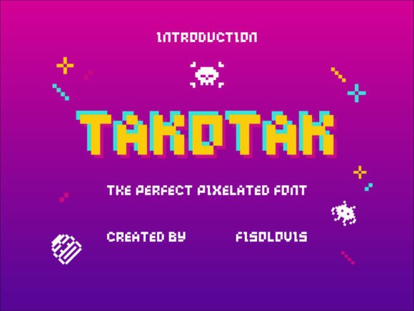 Takotak: Bridging Retro Pixel Aesthetics with Modern Design Needs