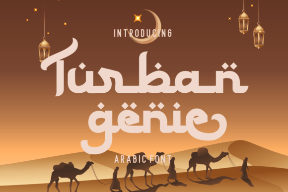 Turban Genie: Strategic Design with Arabic-Inspired Typography